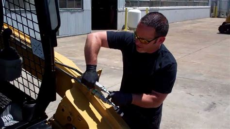 how to relieve hydraulic pressure on cat skid steer|cat skid auxilary release pressure.